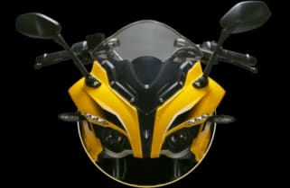 FRONT FAIRING PULSAR RS 200 BRIGHT YELLOW BAJAJGP Motorcycle